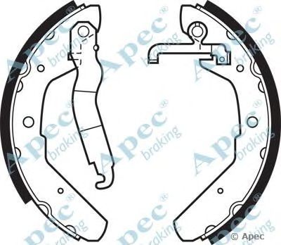 APEC BRAKING shu337 -  Комплект тормозных колодок